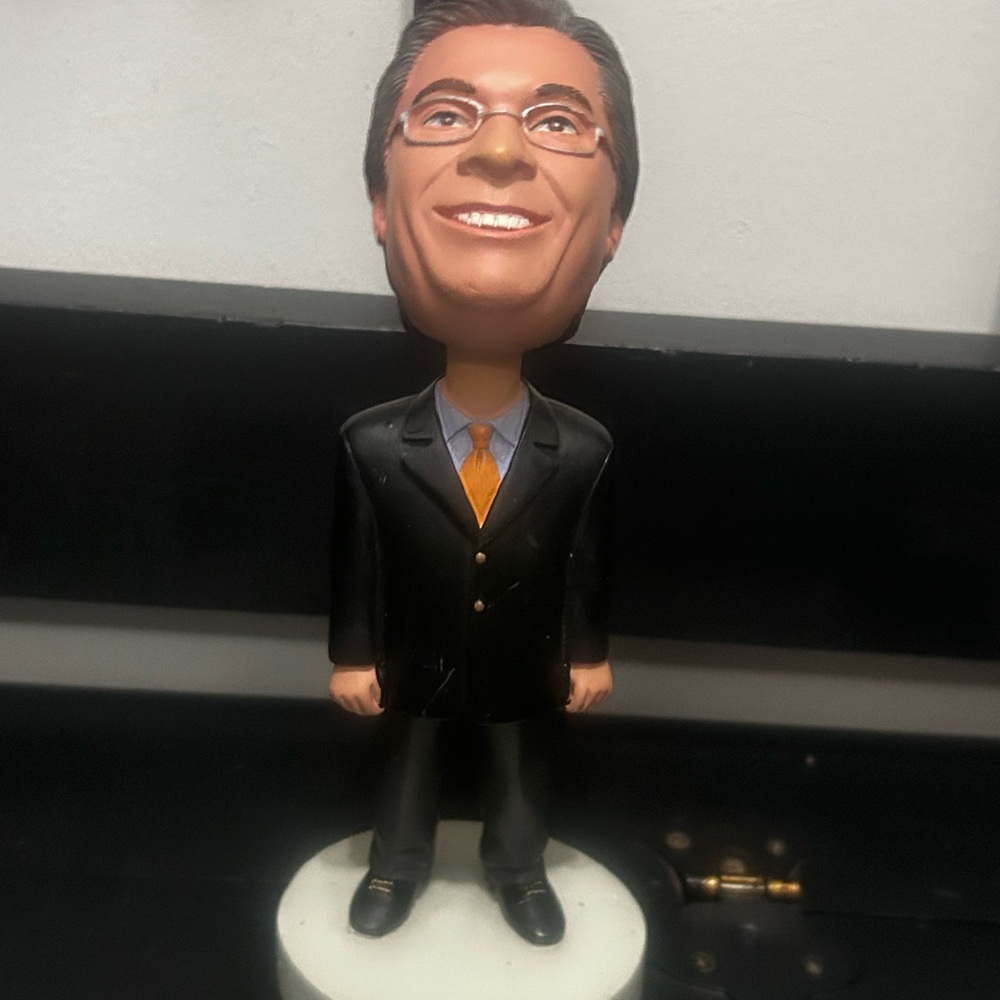 Fox News Jorge Ramos Sports Commentator Bobblehead Broadcaster